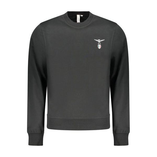 Accademia Militare Black Cotton Men's Sweatshirt