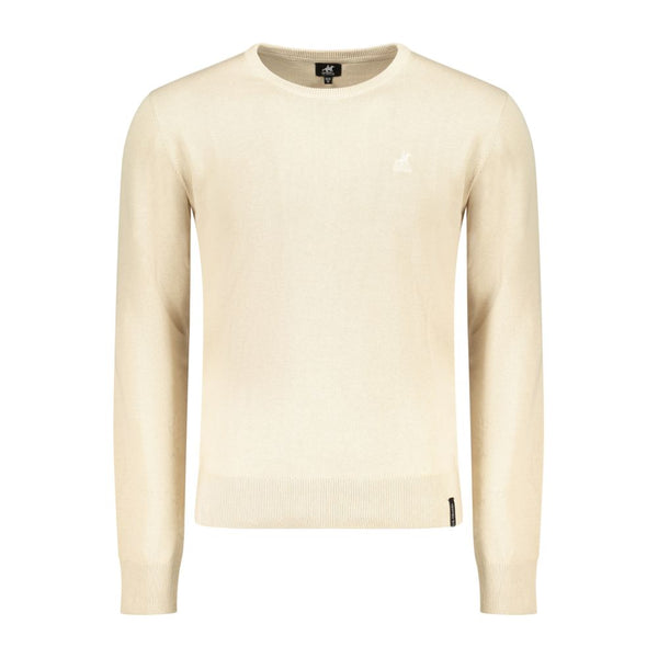 U.S. Grand Polo Beige Cotton Men Sweater