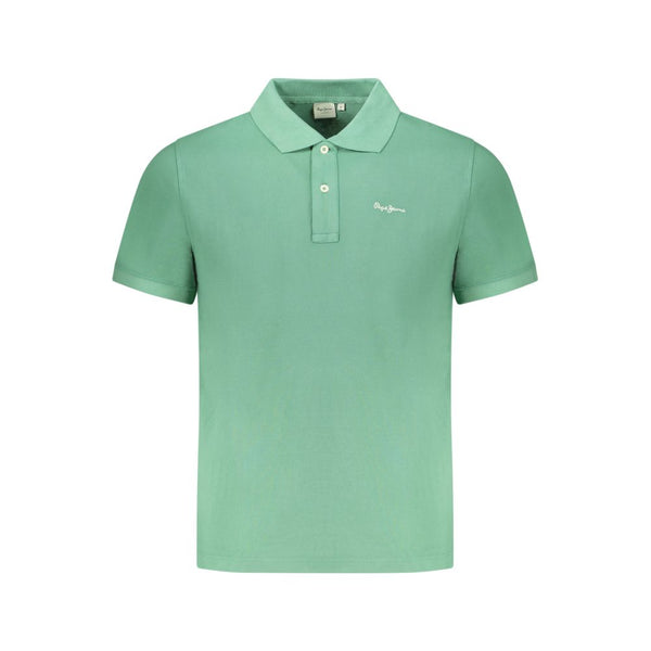 Pepe Jeans Verde Organic Cotton Mens Polo Shirt