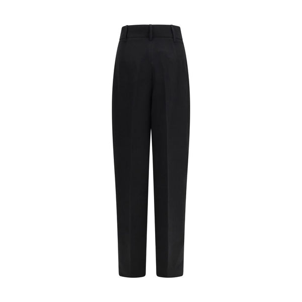Max Mara Black Linen Pants
