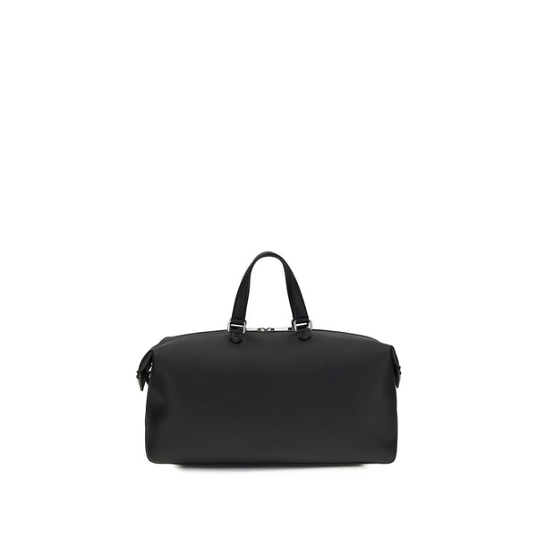 Fendi Black Calf Leather Bos Taurus Luggage And Travel