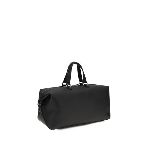 Fendi Black Calf Leather Bos Taurus Luggage And Travel