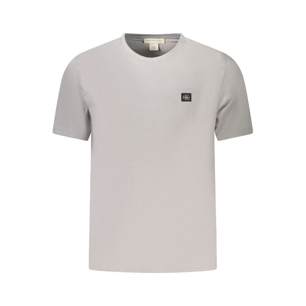 Calvin Klein Gray Cotton Men's T-Shirt