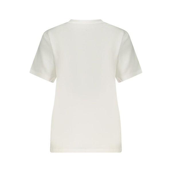 Converse White Cotton Womens T-Shirt