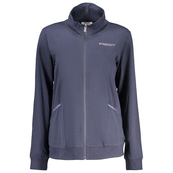Freddy Blue Cotton Women's Sweatshirt