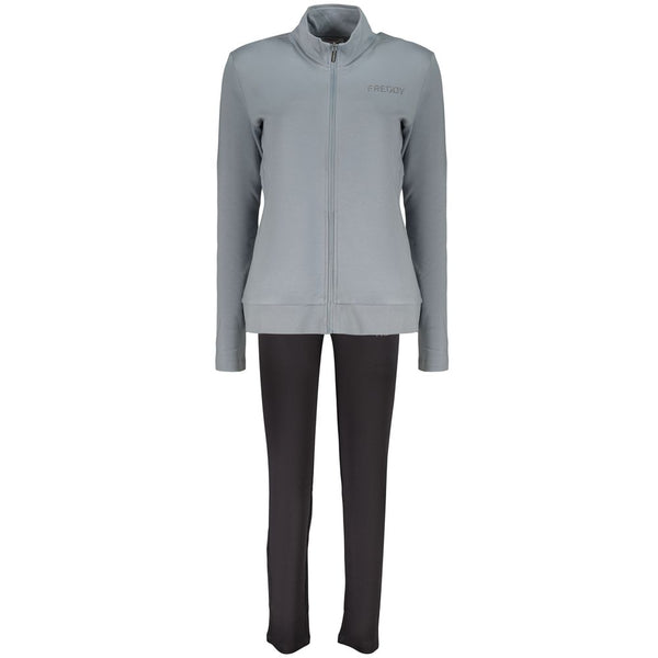 Freddy Blue Cotton Women's Sweatshirt Set
