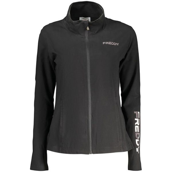 Freddy Black Cotton Women's Sweatshirt