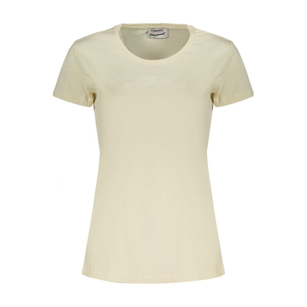 Freddy Beige Cotton Women's T-Shirt