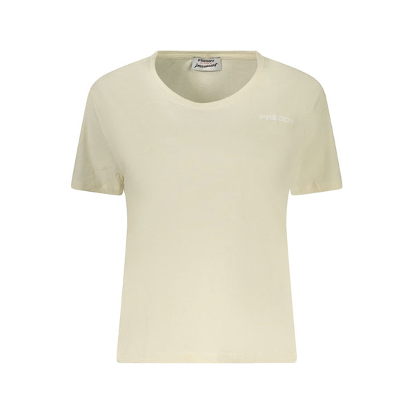 Freddy Beige Cotton Women's T-Shirt