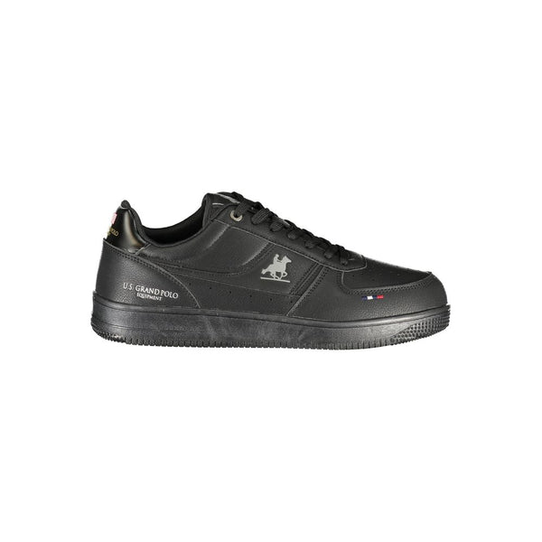 U.S. Grand Polo Black Polyurethane Men's Sneaker