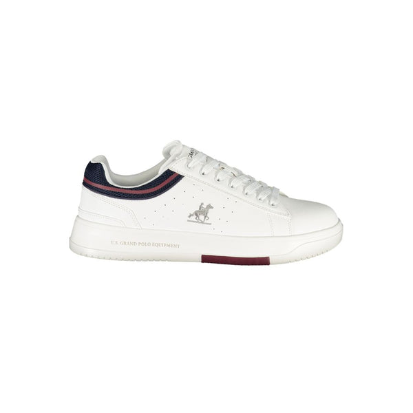 U.S. Grand Polo White Polyurethane Men's Sneaker