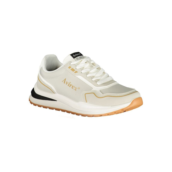 Avirex Gray Polyurethane Men's Sneaker