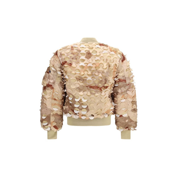 ALPHA INDUSTRIES Gold Nylon Bomber