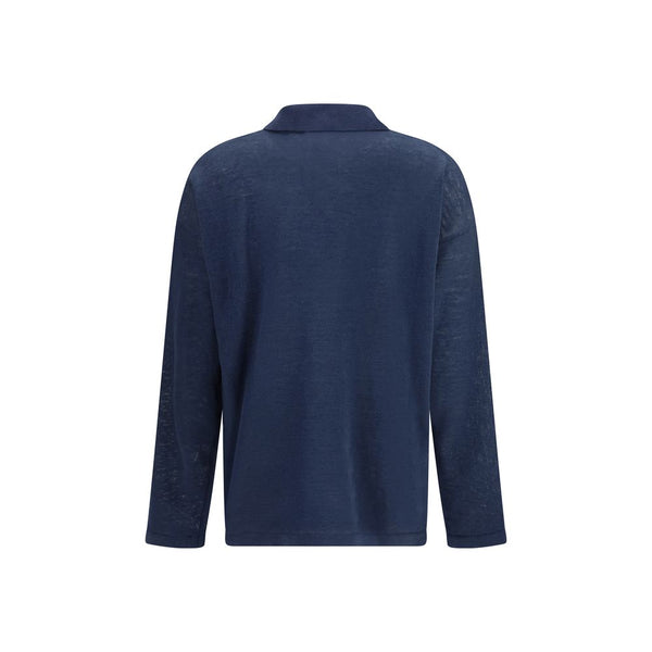 'S Max Mara Blue Linen Cardigan