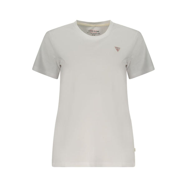 Guess Jeans White Cotton Women T-Shirt