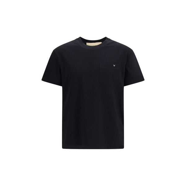 Valentino Garavani Black Cotton T-Shirt