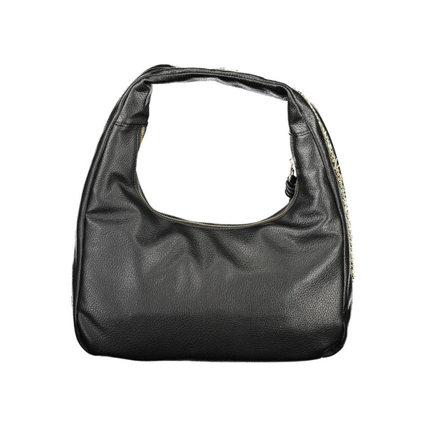 Mario Valentino Black Polyurethane Women's Bag