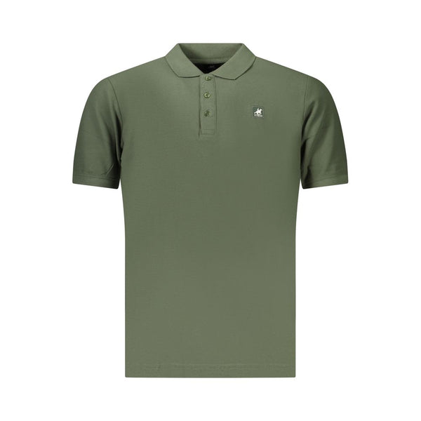 U.S. Grand Polo Green Cotton Men's Polo Shirt