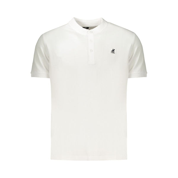 U.S. Grand Polo White Cotton Men's Polo Shirt