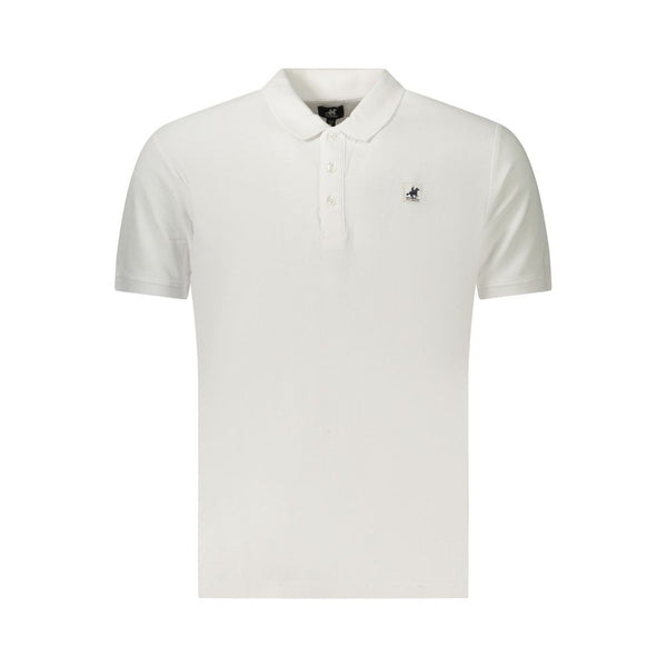 U.S. Grand Polo White Cotton Men's Polo Shirt