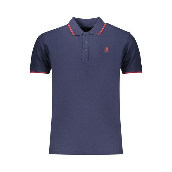 U.S. Grand Polo Blue Cotton Men's Polo