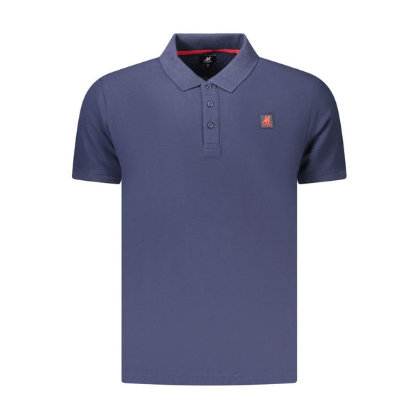 U.S. Grand Polo Blue Cotton Men's Polo Shirt