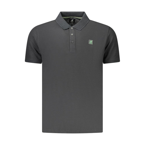 U.S. Grand Polo Black Cotton Men's Polo Shirt