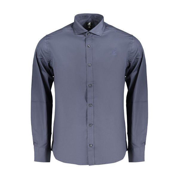 U.S. Grand Polo Blue Cotton Men's Shirt