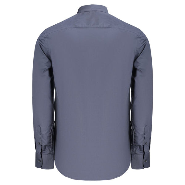 U.S. Grand Polo Blue Cotton Men's Shirt