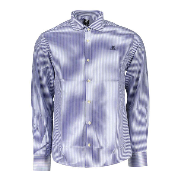 U.S. Grand Polo Blue Cotton Men's Shirt