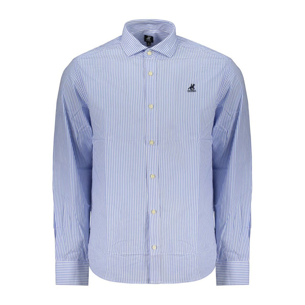 U.S. Grand Polo Azzurro Cotton Mens Shirt