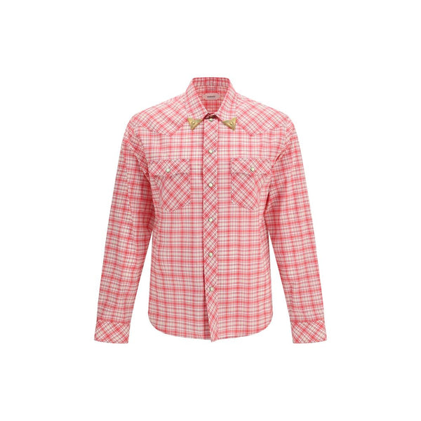 Versace Multicolor Cotton Pattern Shirt