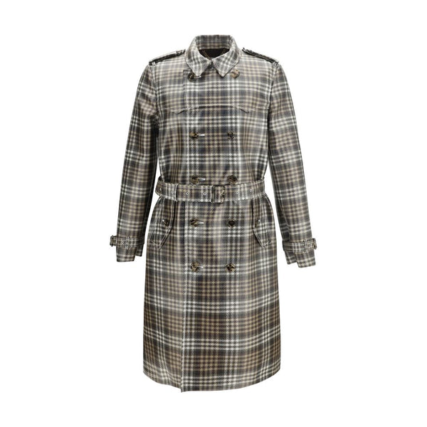 Burberry Brown Polyester Trench Coat