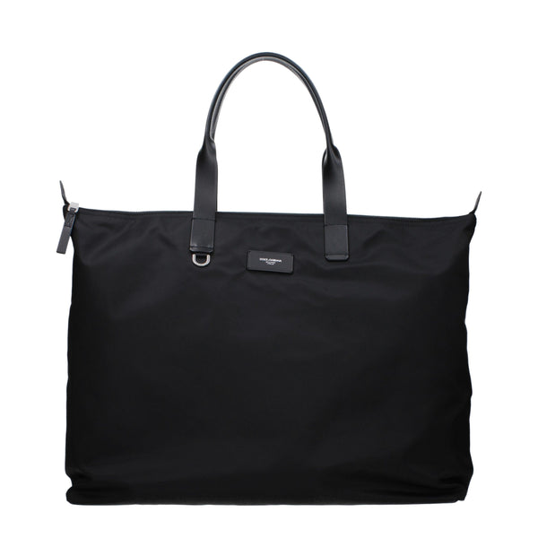 Dolce & Gabbana Black Nylon Shoulder Bag