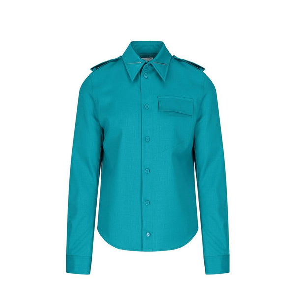 Bottega Veneta Bicolor Elastane Dress Shirt