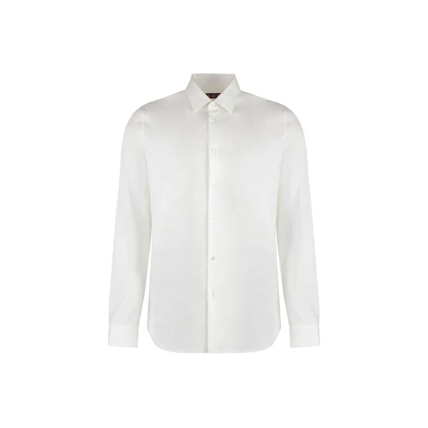 Gucci White Cotton Dress Shirt