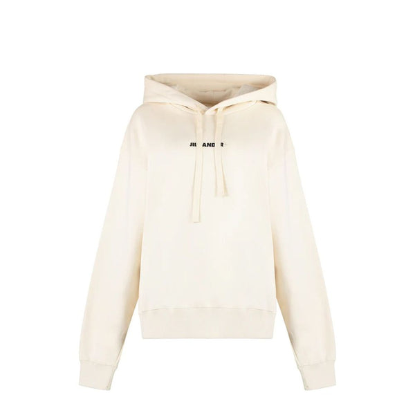 Jil Sander White Cotton Sweatshirt