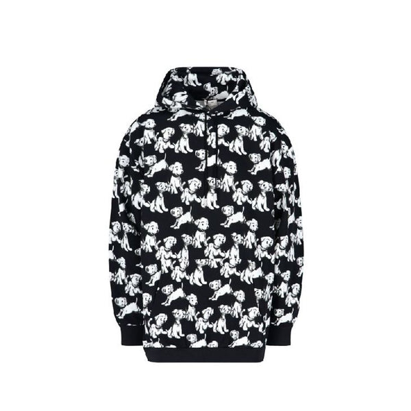 Celine Black Cotton Sweatshirt