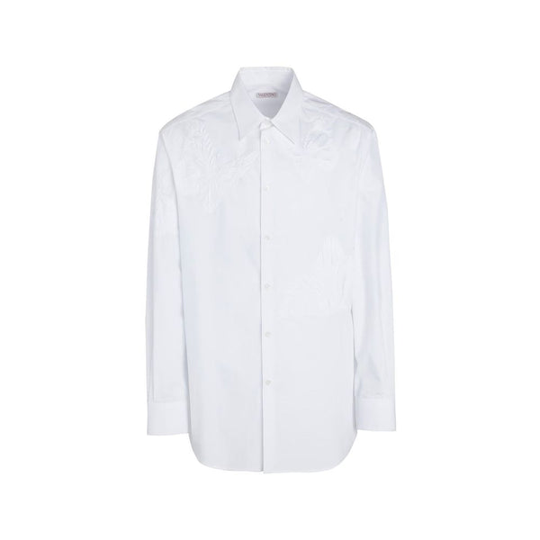 Valentino Garavani White Cotton Dress Shirt
