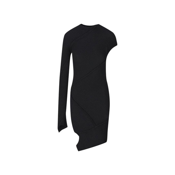 Balenciaga Black Polyester Cocktail Dress