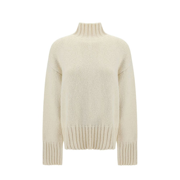 Jil Sander White Silk Sweatshirt