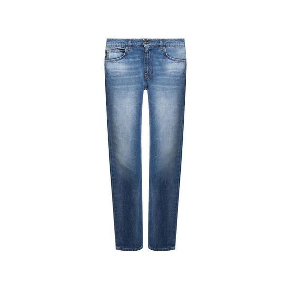Versace Blue Cotton Jeans Denim