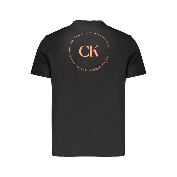 Calvin Klein Black Cotton Men's T-Shirt
