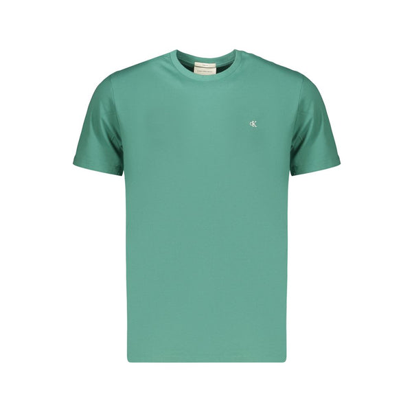 Calvin Klein Green Cotton Mens T-Shirt