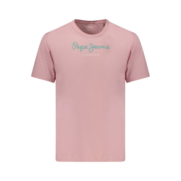 Pepe Jeans Pink Cotton Men's T-Shirt