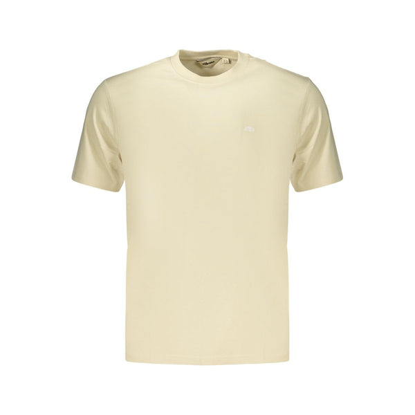 Ellesse Beige Cotton Mens T-Shirt