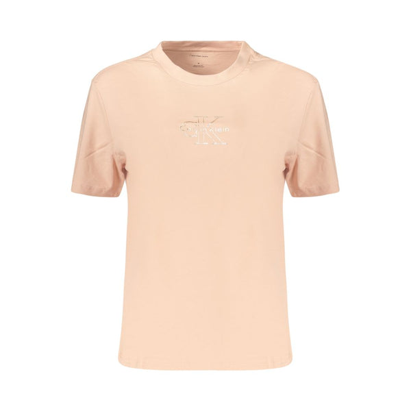Calvin Klein Pink Cotton Women's T-Shirt