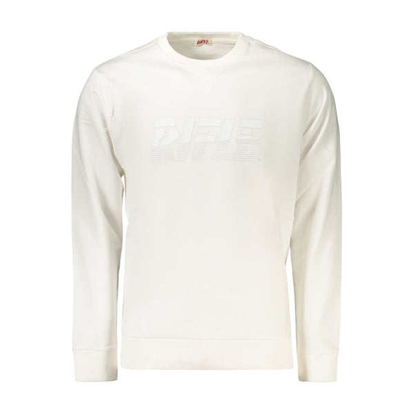 Rifle White Cotton Men Sweatshirt