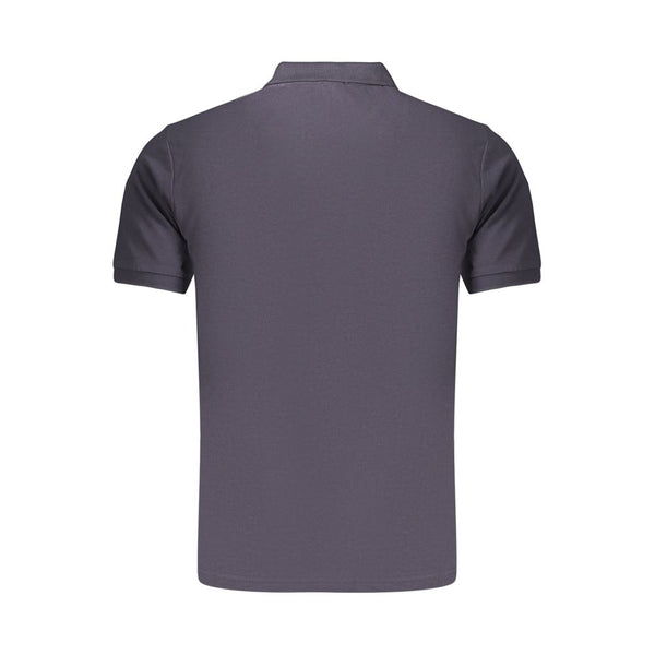 Rifle Blue Cotton Men's Polo