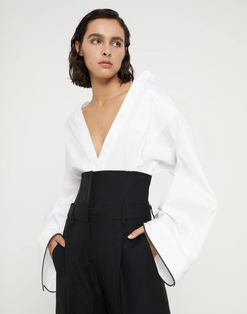 Brunello Cucinelli White Cotton Shirt